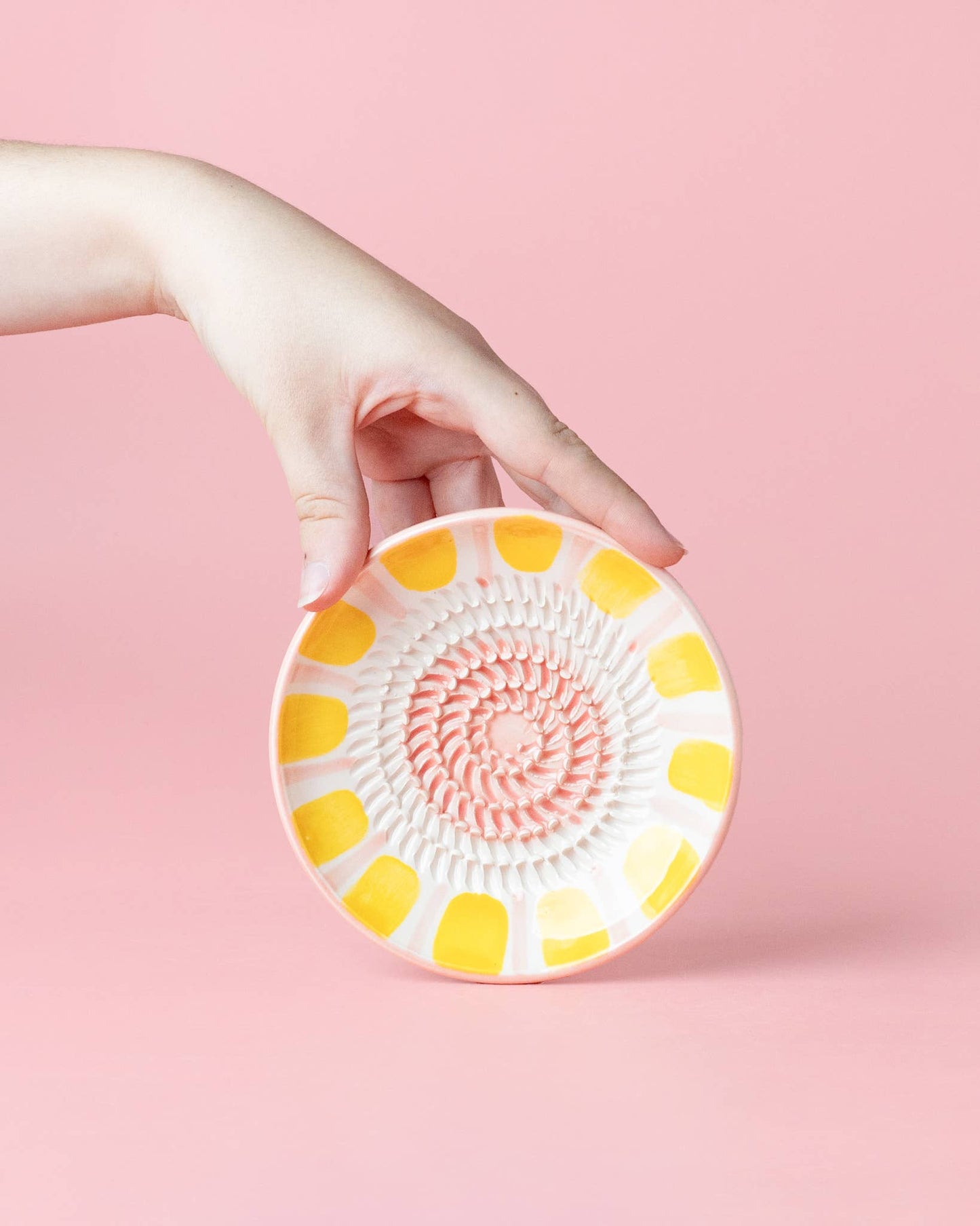 Small Ceramic Garlic Grater Plate — Valentina