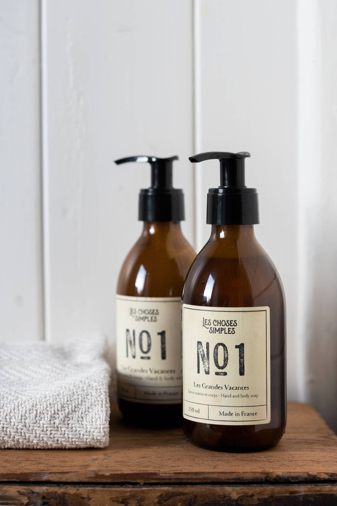 Hand & Body Soap -Nr1 Amber (250 Ml, Glass Bottle)