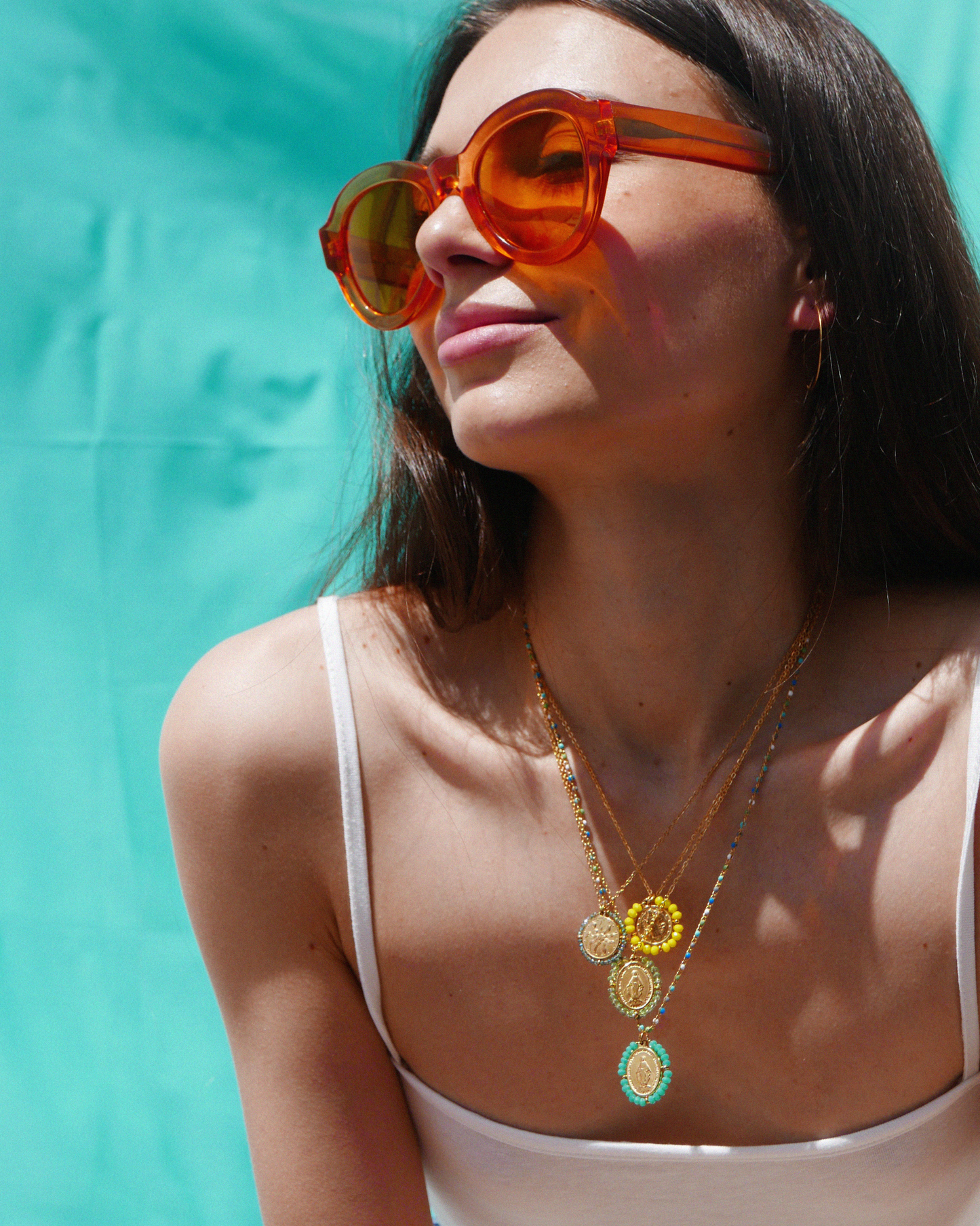 Santa Maria — Necklace Transparent Water Green