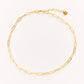 FAIRE Golden chain choker and removable charms