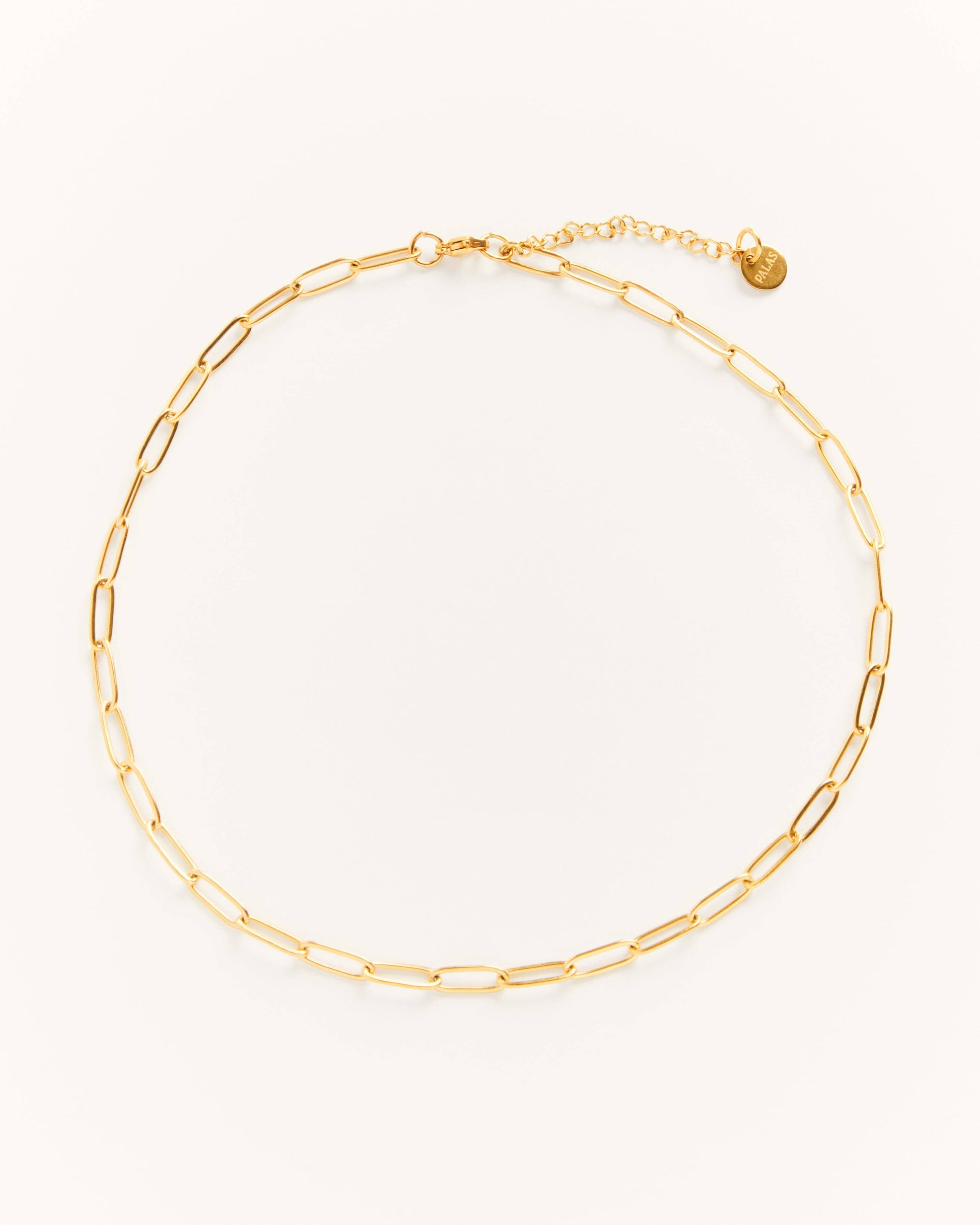FAIRE Golden chain choker and removable charms