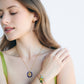 Bracelet Cruz Castelo — Pink & Amarelo