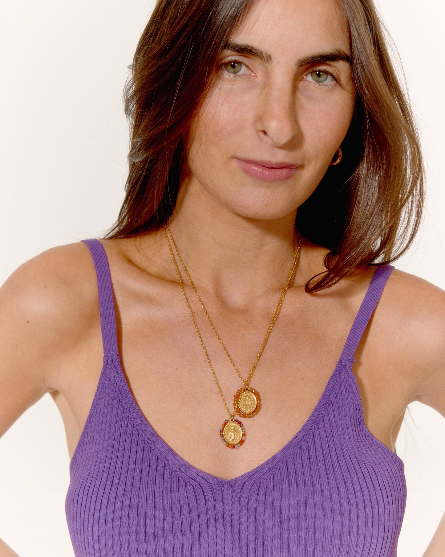 Santa Maria — Necklace Shiny Peach
