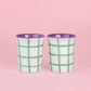 Hand-Painted Ceramic Cup — Esmeralda