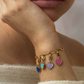 Coeur Dragée 4 colors — Set of Heart-Shaped Charms