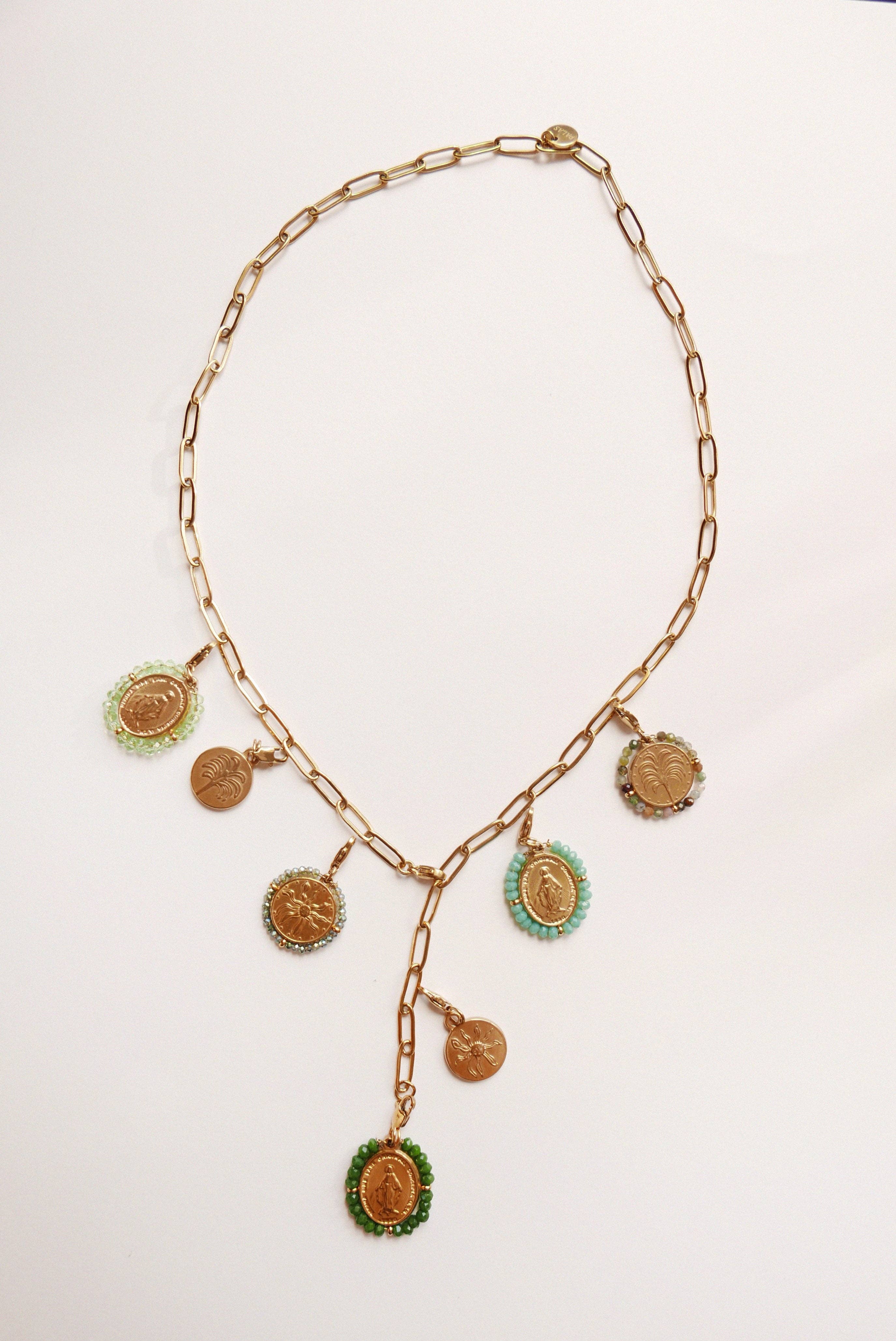 Juliet Y — Long golden chain necklace