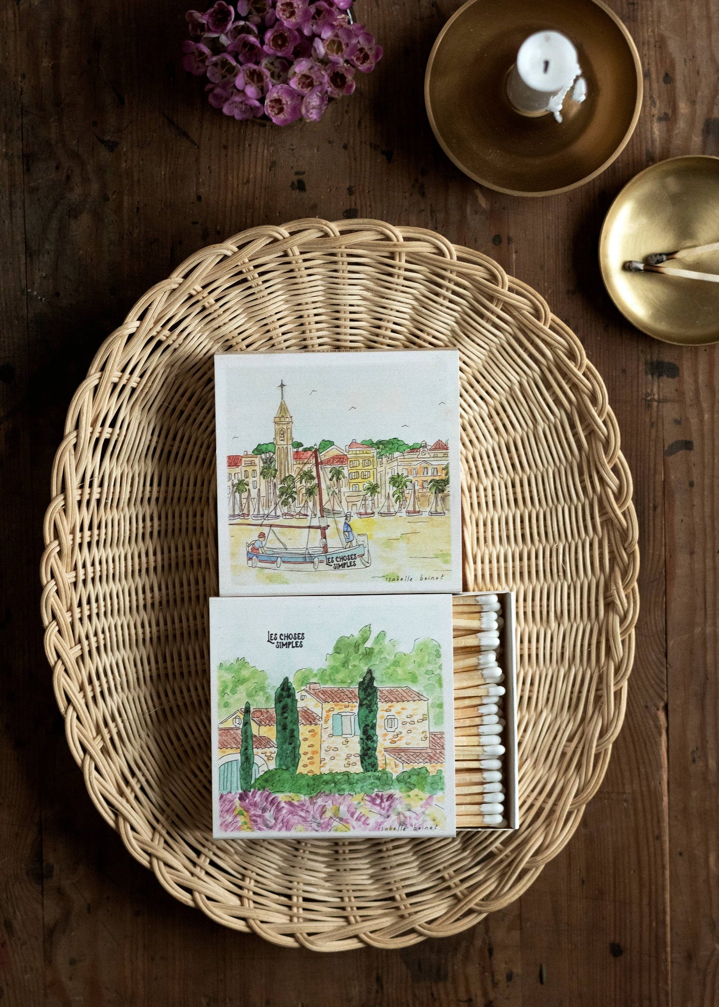 Long Candle Matches - Lavender Fields