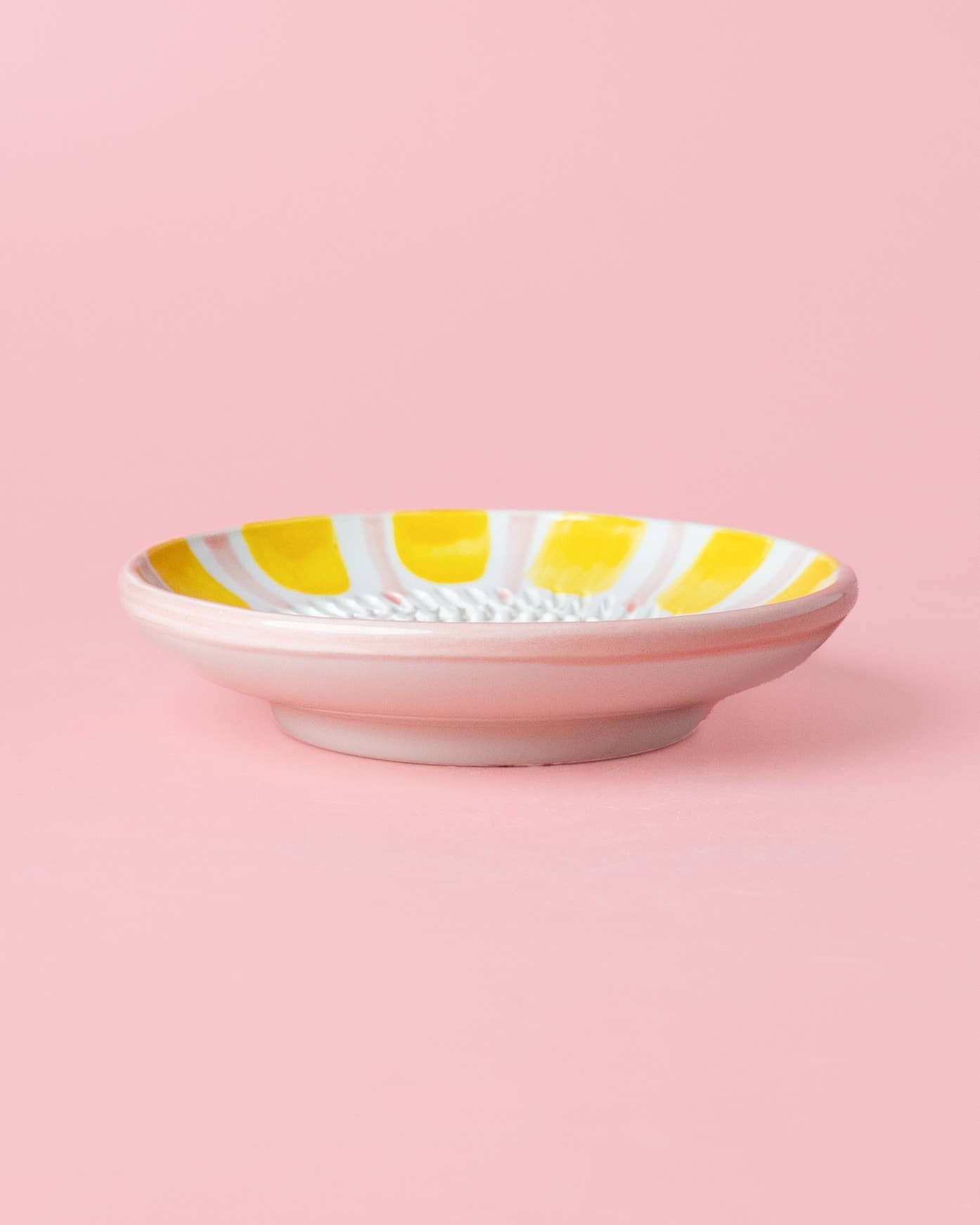 Small Ceramic Garlic Grater Plate — Valentina