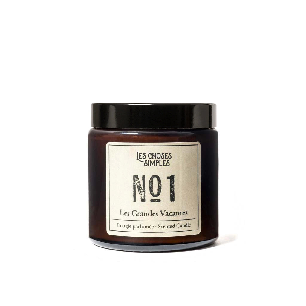 Scented Soy-Wax Candle -Nr1 (Amber)