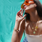 Santa Maria — Necklace Transparent Water Green
