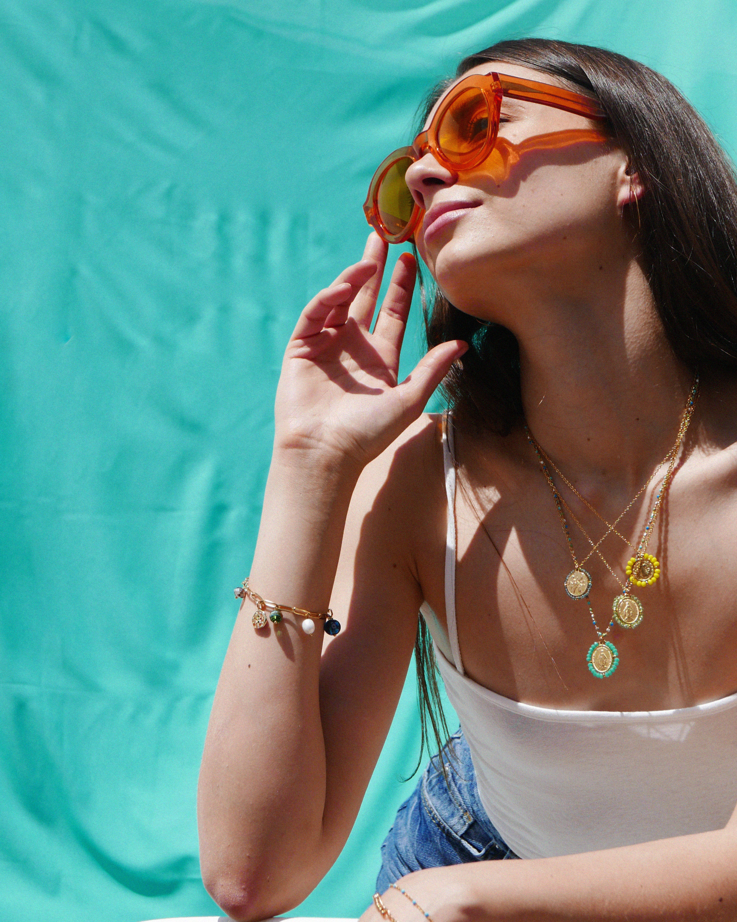 Santa Maria — Necklace Transparent Water Green