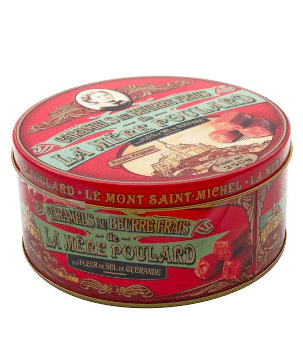 La Mère Poulard – Red Collector Tin of Salted Butter Caramels