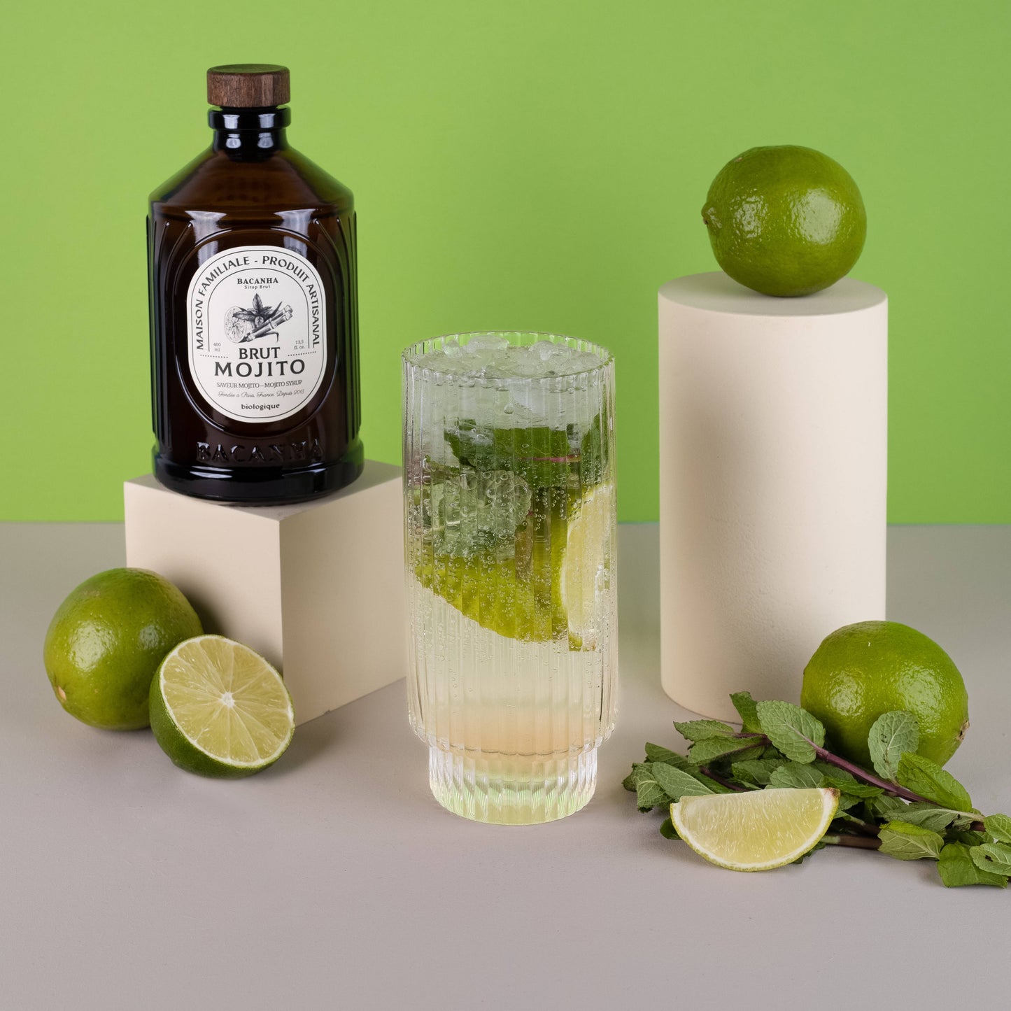 Raw Mojito Syrup - Organic - 400ml - 13,5 Fl. oz.