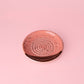Small Ceramic Garlic Grater Plate — Chocolate
