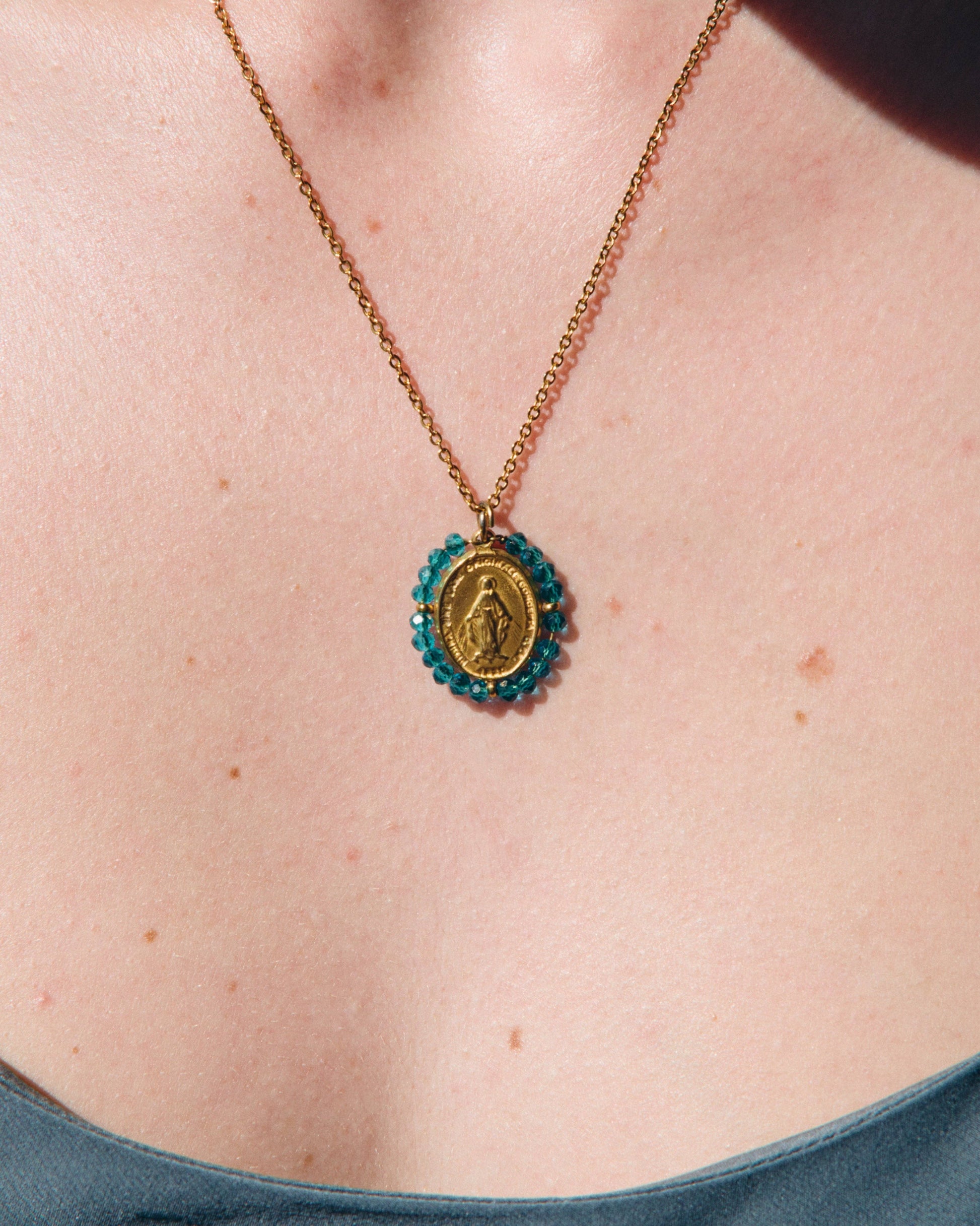 Santa Maria — Necklace Cerulean Blue