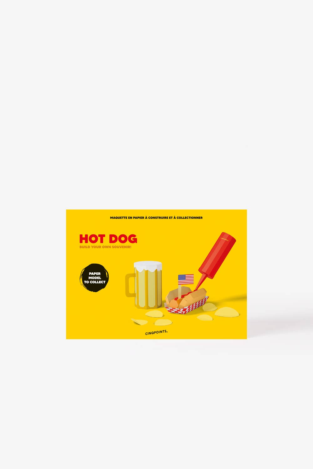 페이퍼크래프트 핫도그 – 3D 페이퍼푸드 기념품