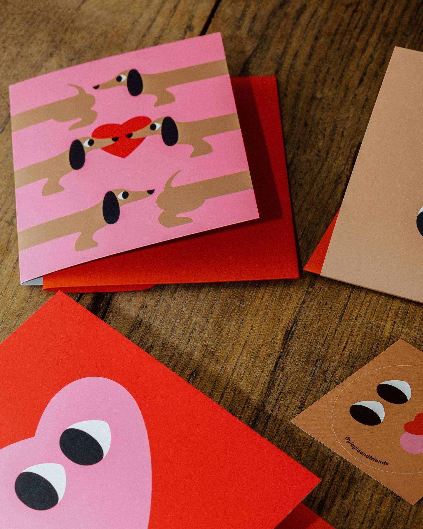 Valentines Cards - Love - pack of 6