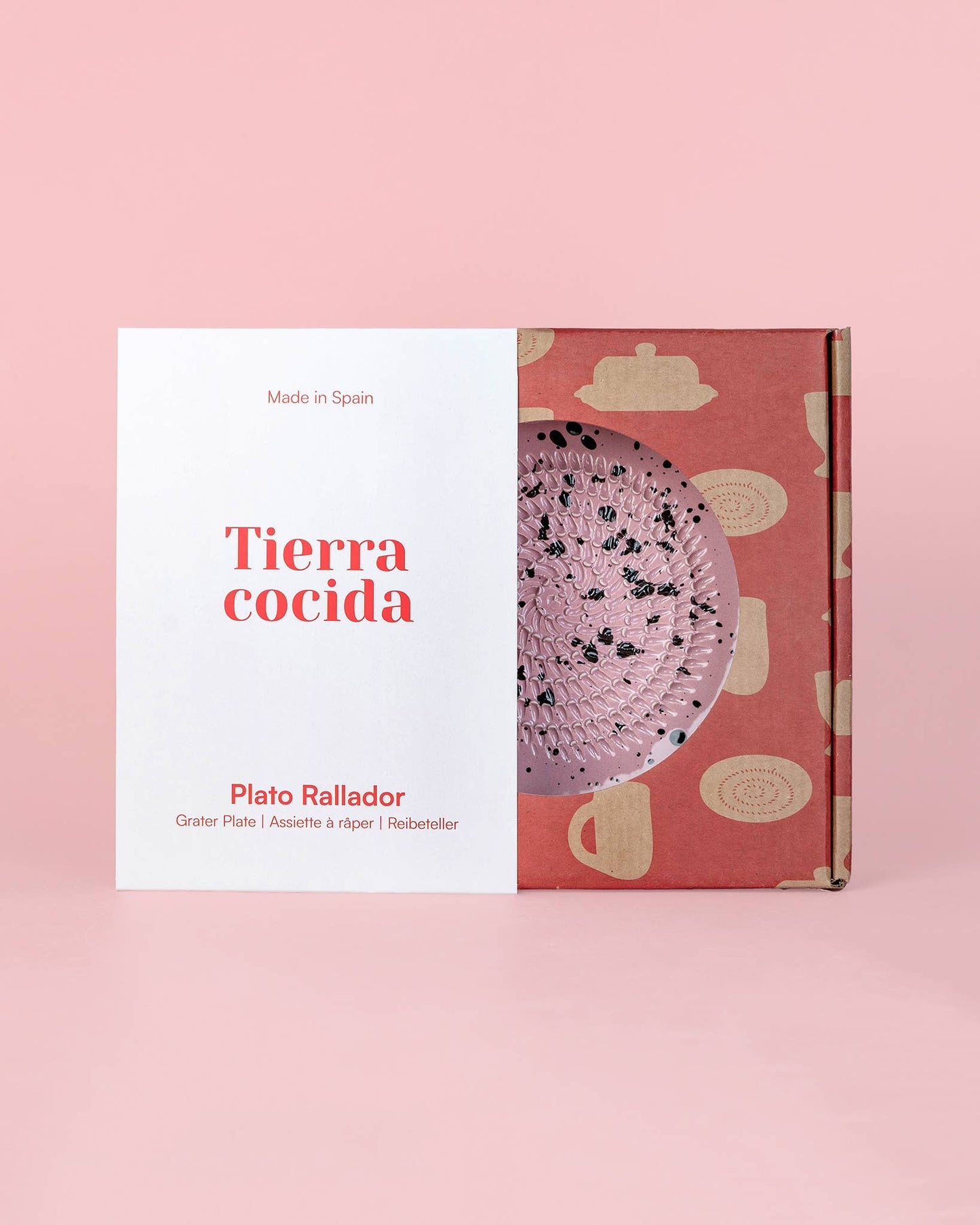 Large Ceramic Garlic Grater Plate — Cósmica