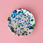 Small Ceramic Garlic Grater Plate — Coral
