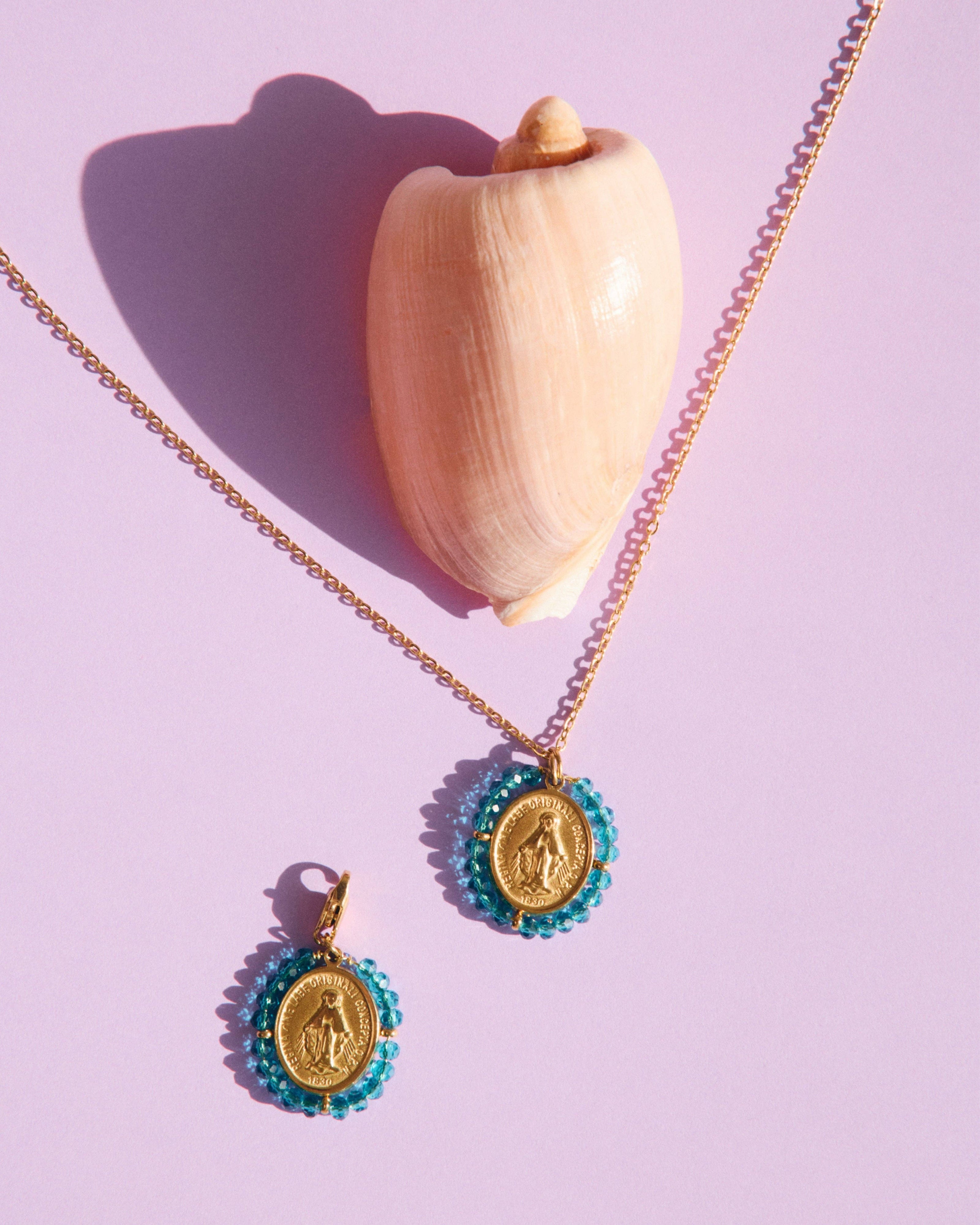 Santa Maria — Charm Cerulean Blue