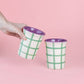 Hand-Painted Ceramic Cup — Esmeralda