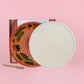 Ceramic Garlic Grater Set with Lid & Spoon