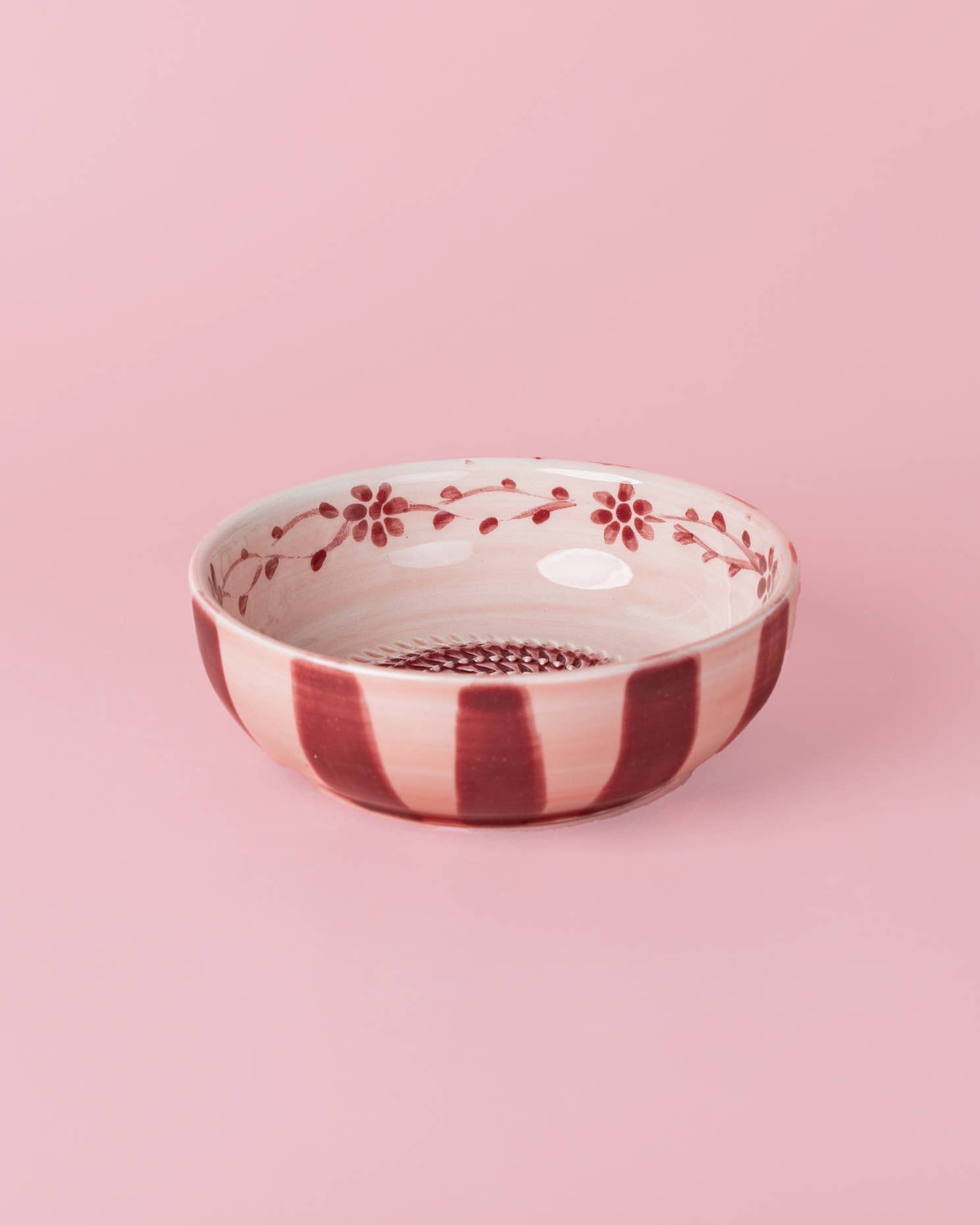 Medium Ceramic Garlic Grater Plate — Sakura