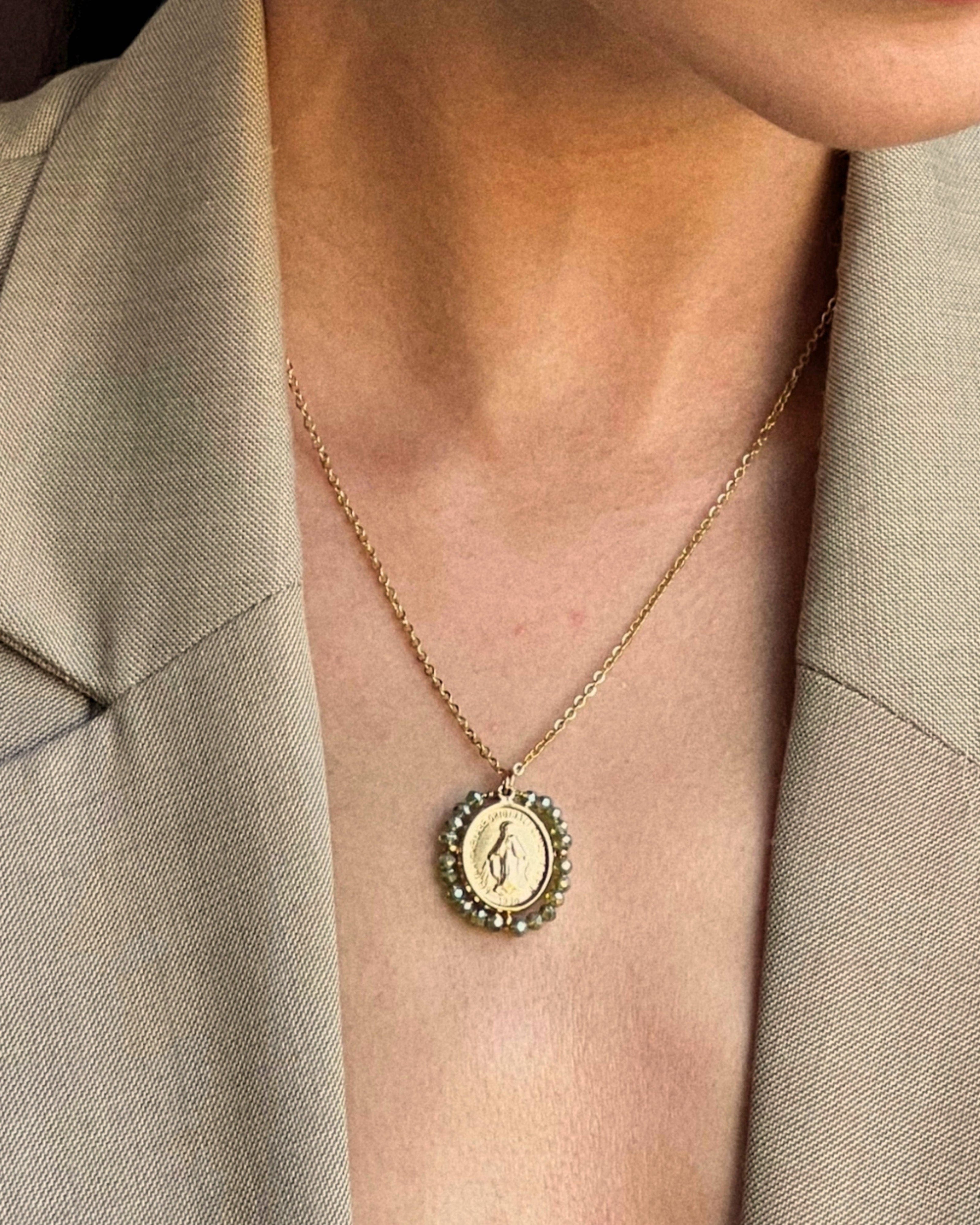 Santa Maria — Necklace Shiny Green
