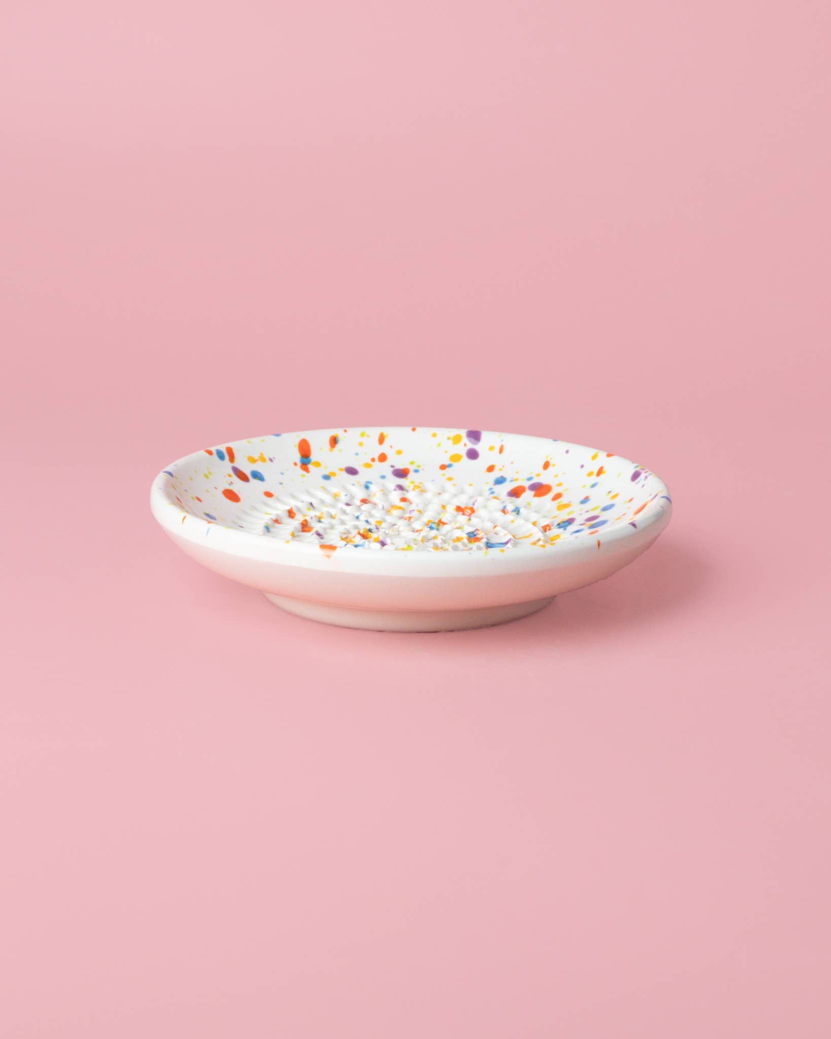 Small Ceramic Garlic Grater Plate — Carnaval