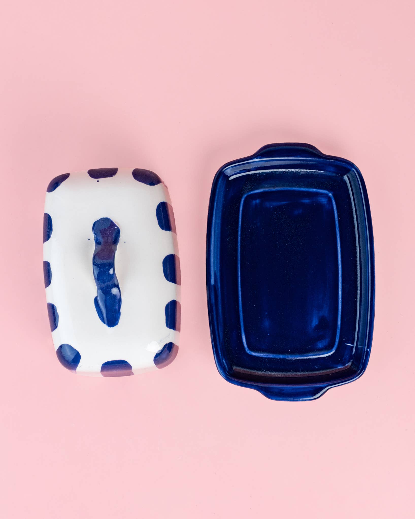 Ceramic Butter Dish — Costa Azul