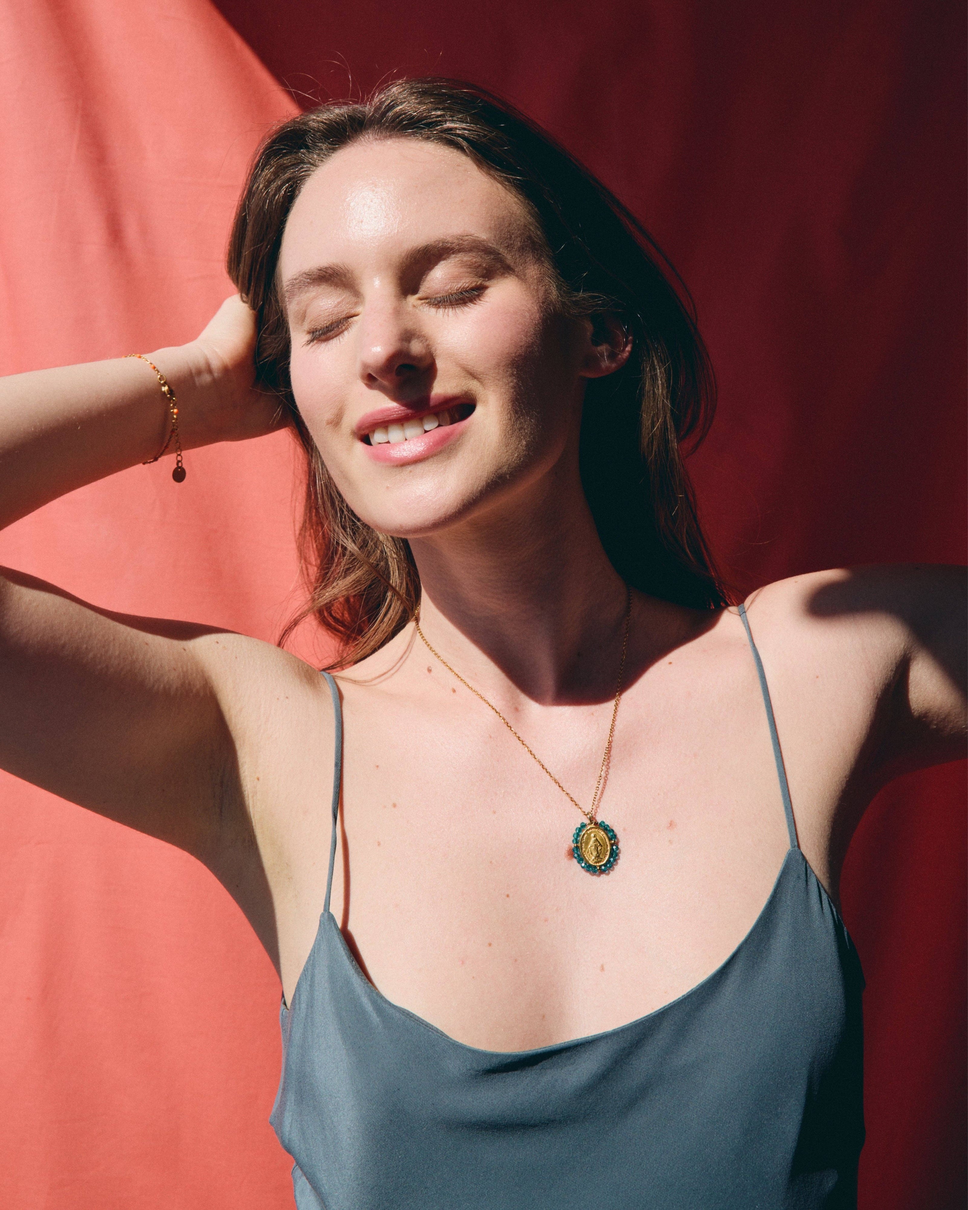 Santa Maria — Necklace Cerulean Blue