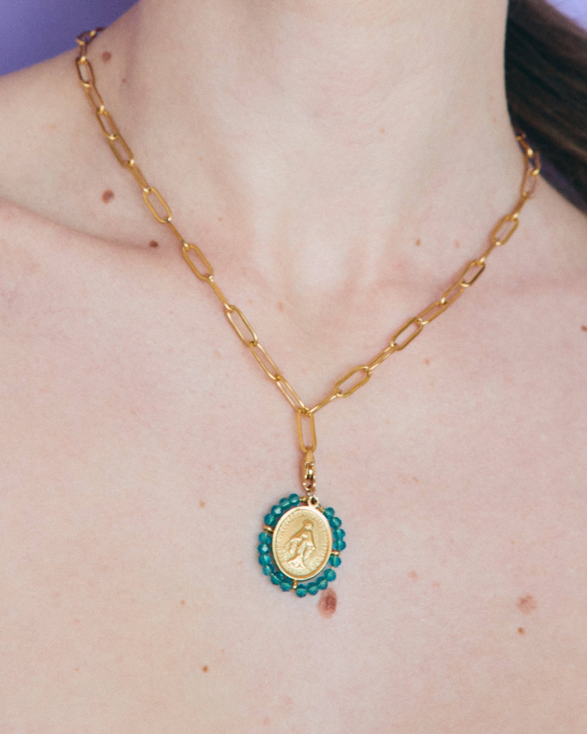 Santa Maria — Charm Cerulean Blue