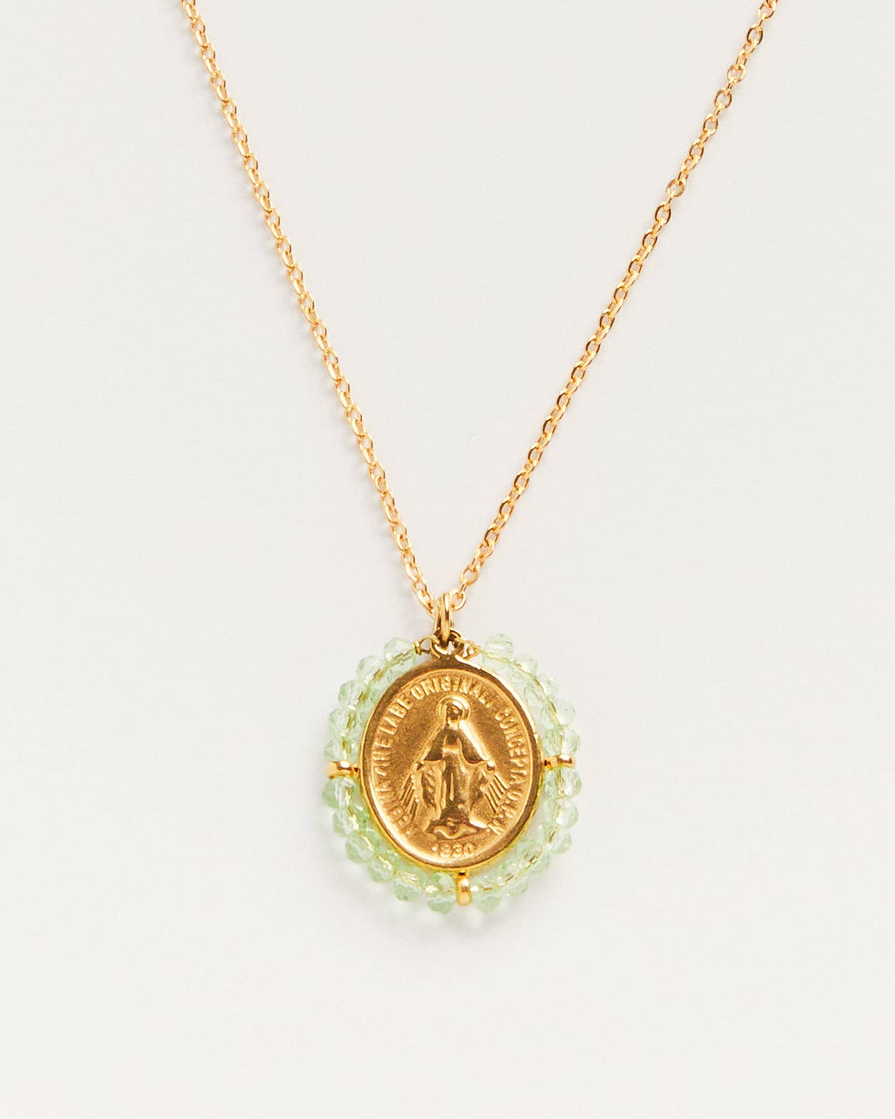 Santa Maria — Necklace Transparent Water Green