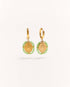 Santa Maria Hoops Earrings — Transparent Green