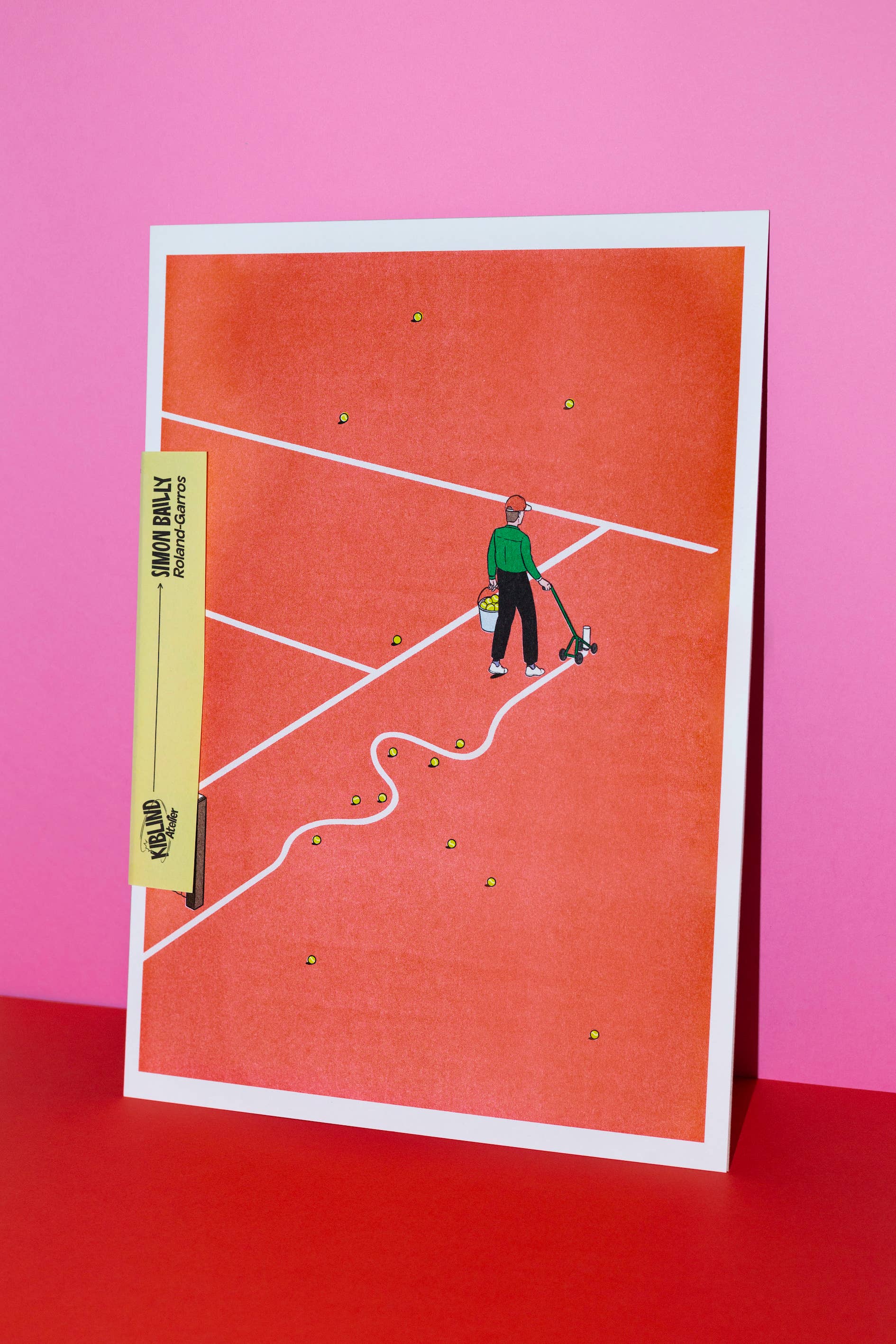 A3 Poster - Simon Bailly - Roland-Garros