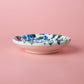 Small Ceramic Garlic Grater Plate — Coral