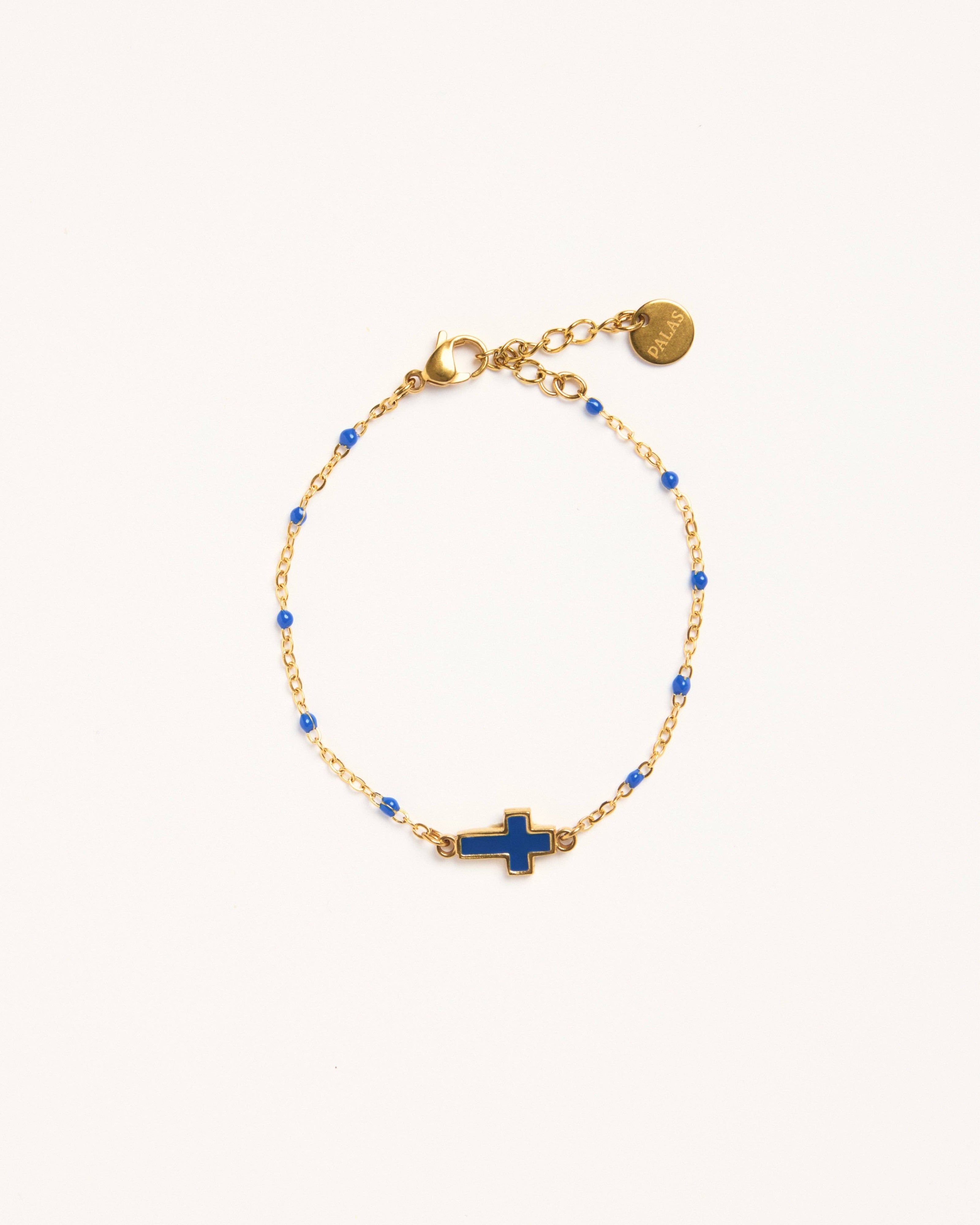 Bracelet Cruz Castelo — Azul