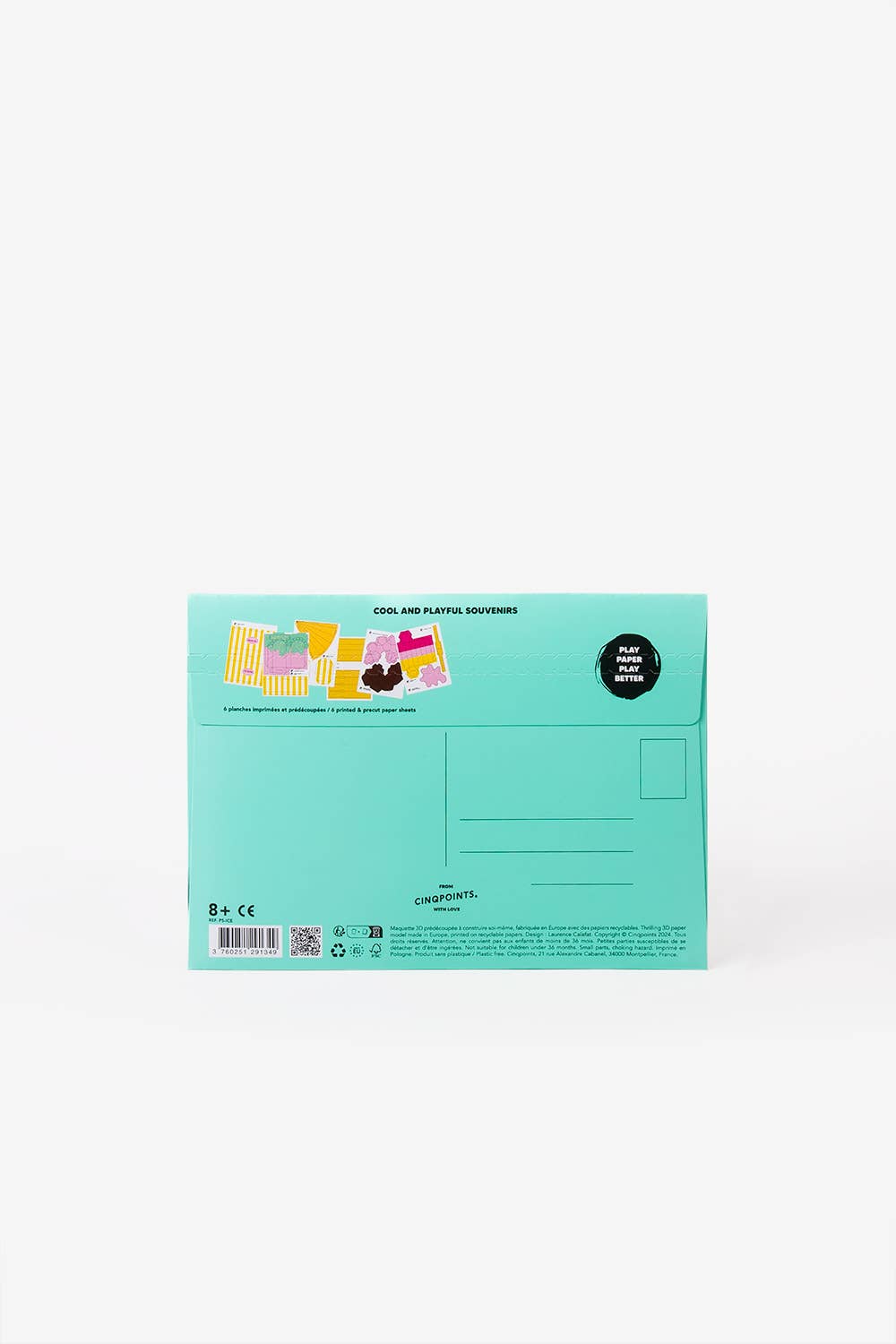 페이퍼크래프트 아이스크림 – 3D 페이퍼푸드 기념품