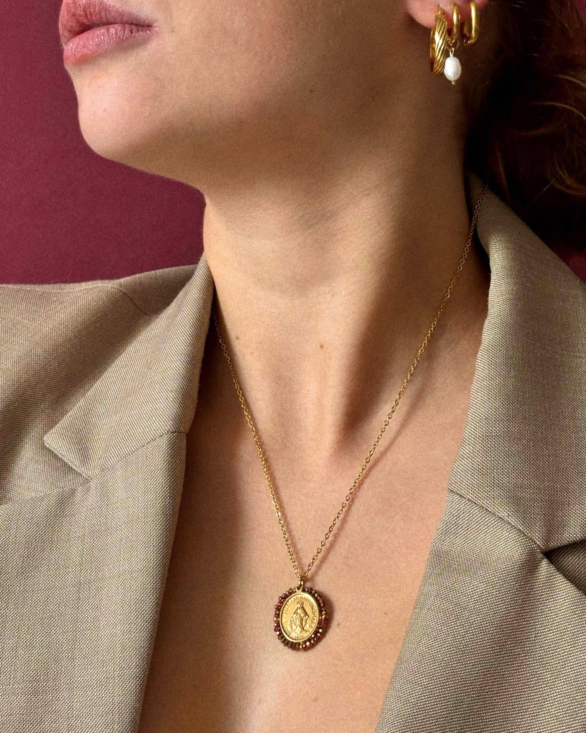 Santa Maria — Necklace Shiny Ocre