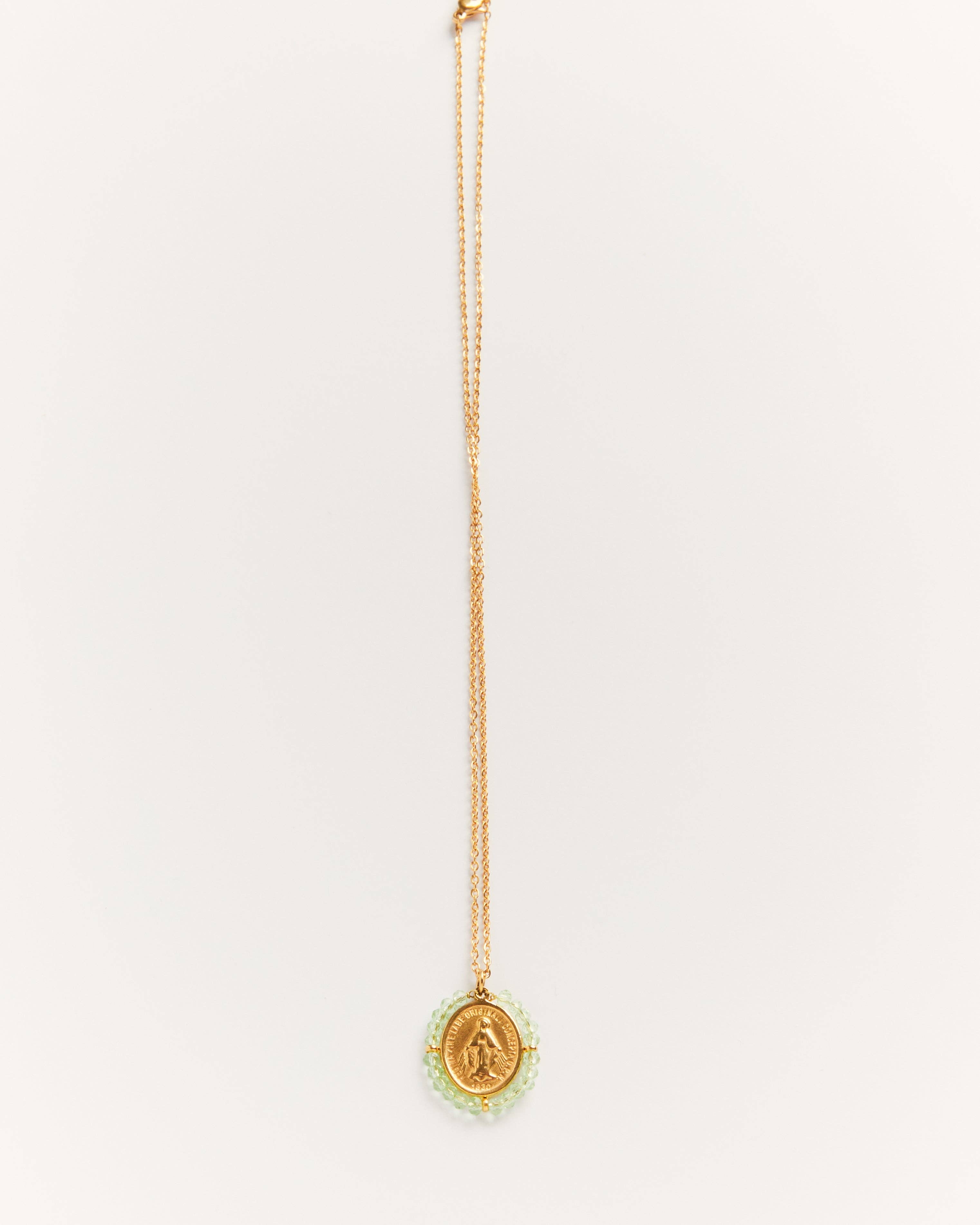 Santa Maria — Necklace Transparent Water Green