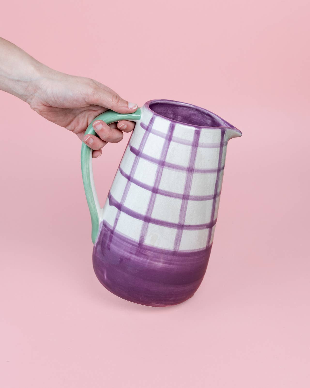 Ceramic Pitcher 21 cm — Esmeralda
