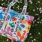 Multicolor tote bag