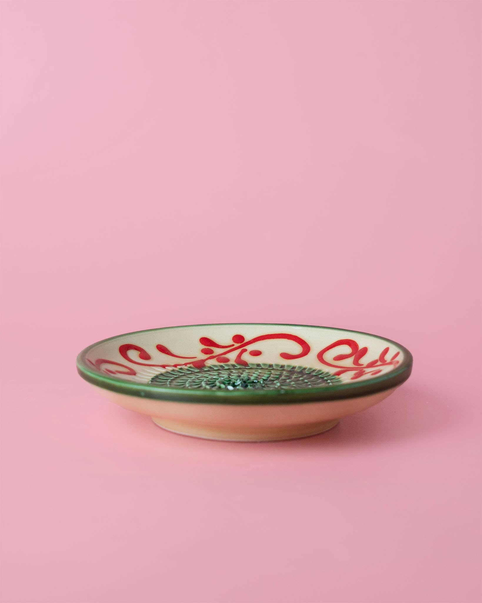 Small Ceramic Garlic Grater Plate — Alhambra