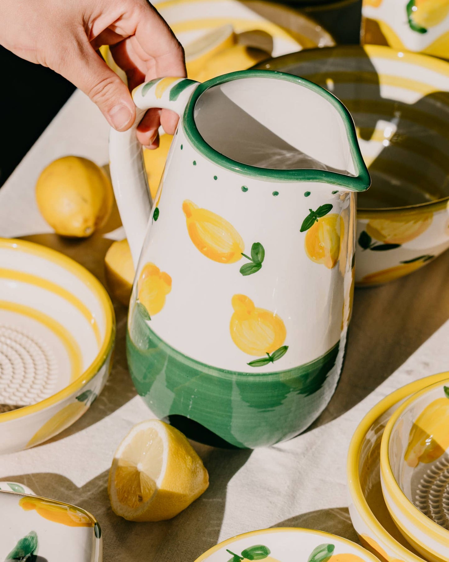 Ceramic Pitcher 21 cm — Limone