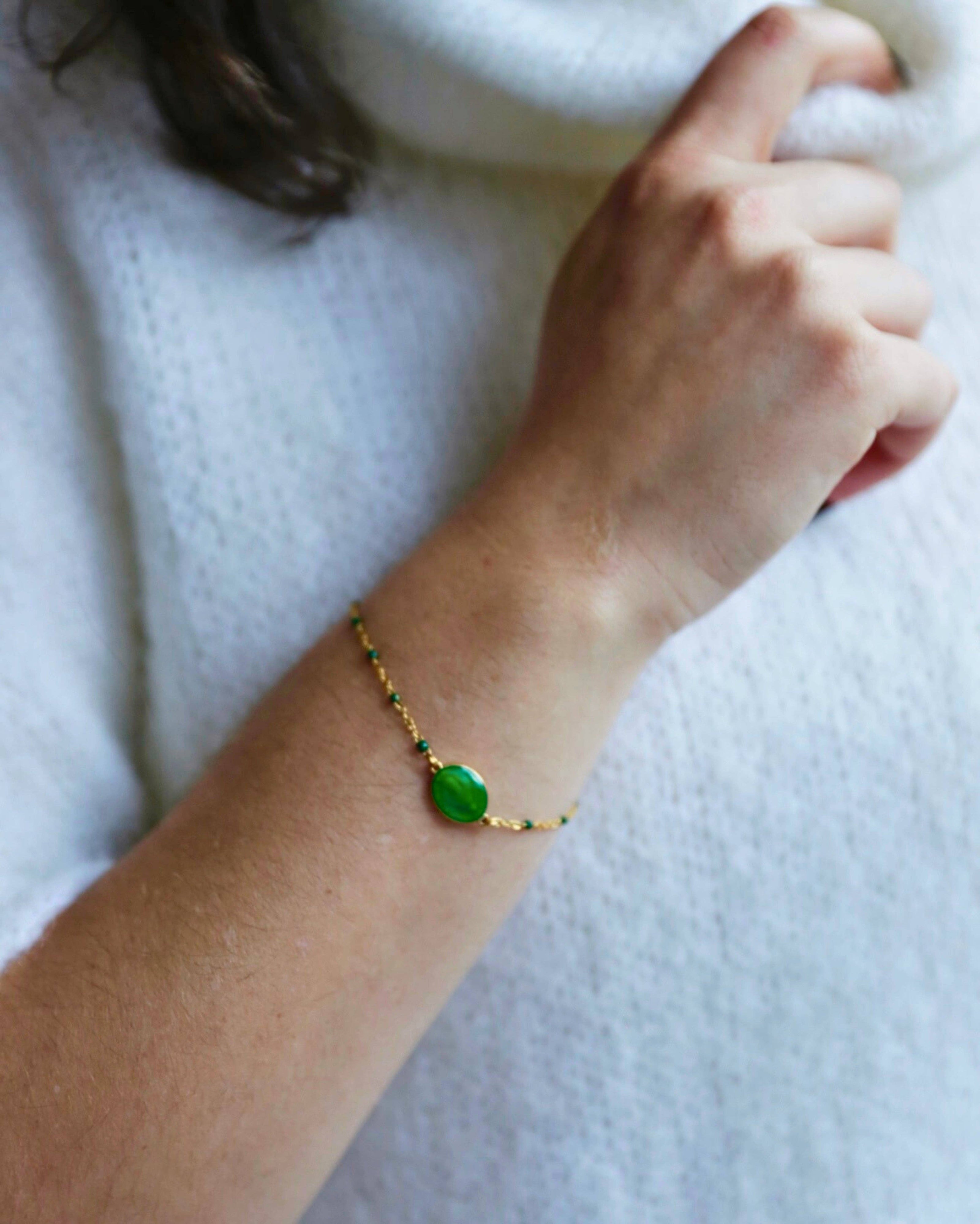 Santa Maria — Bracelet Forest Green
