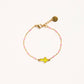Bracelet Cruz Castelo — Pink & Amarelo