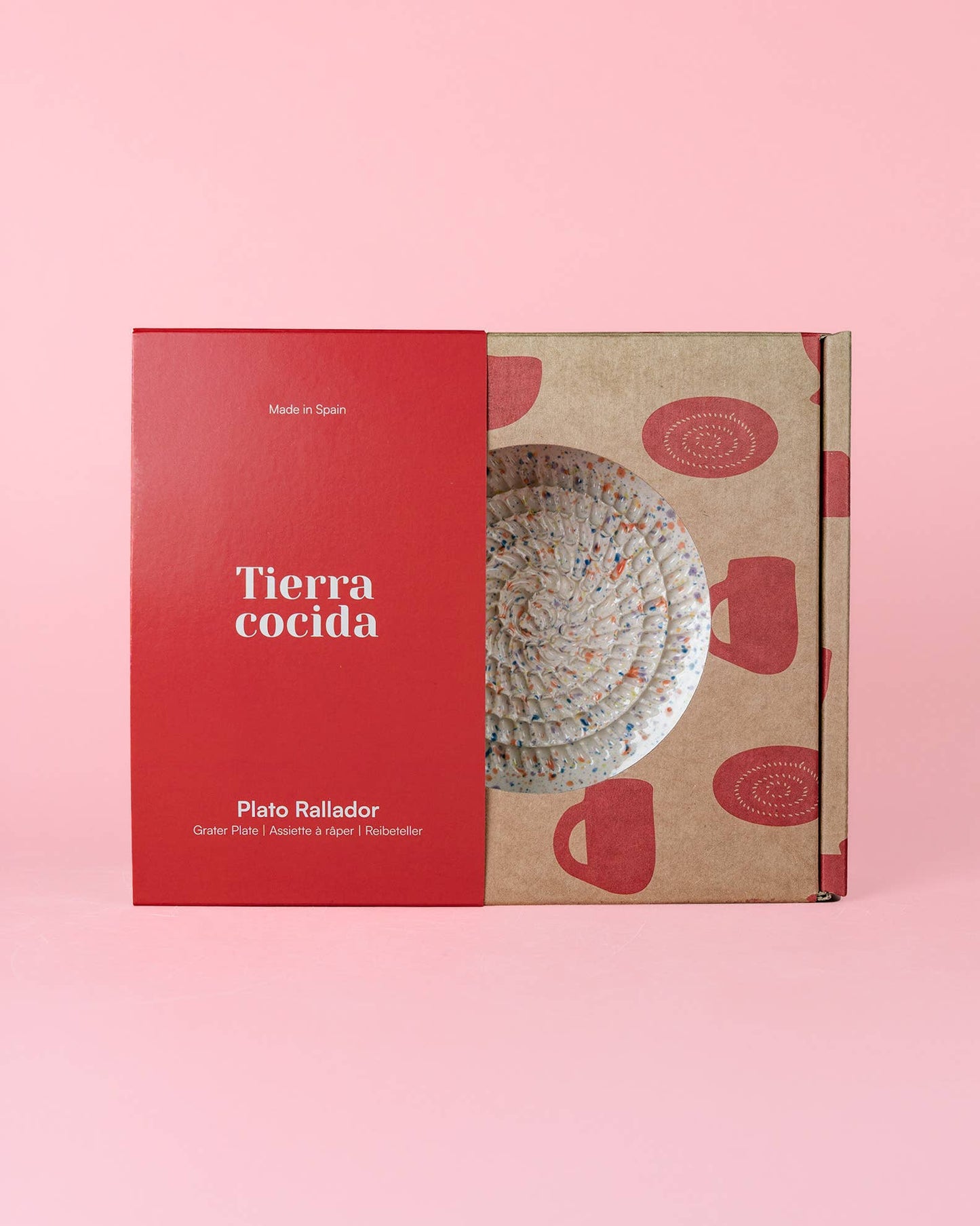 Medium Ceramic Garlic Grater Plate — Carnaval