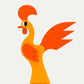 Rooster Sculpture