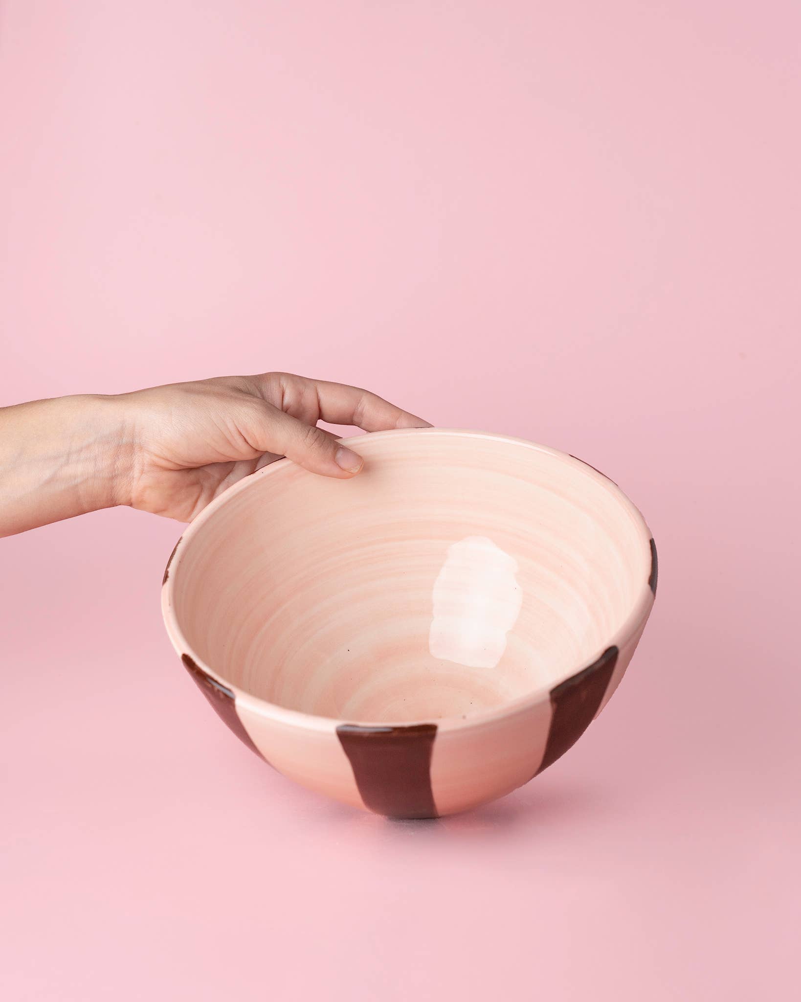 Ceramic Serving Bowl 1.5 L — Chocolate
