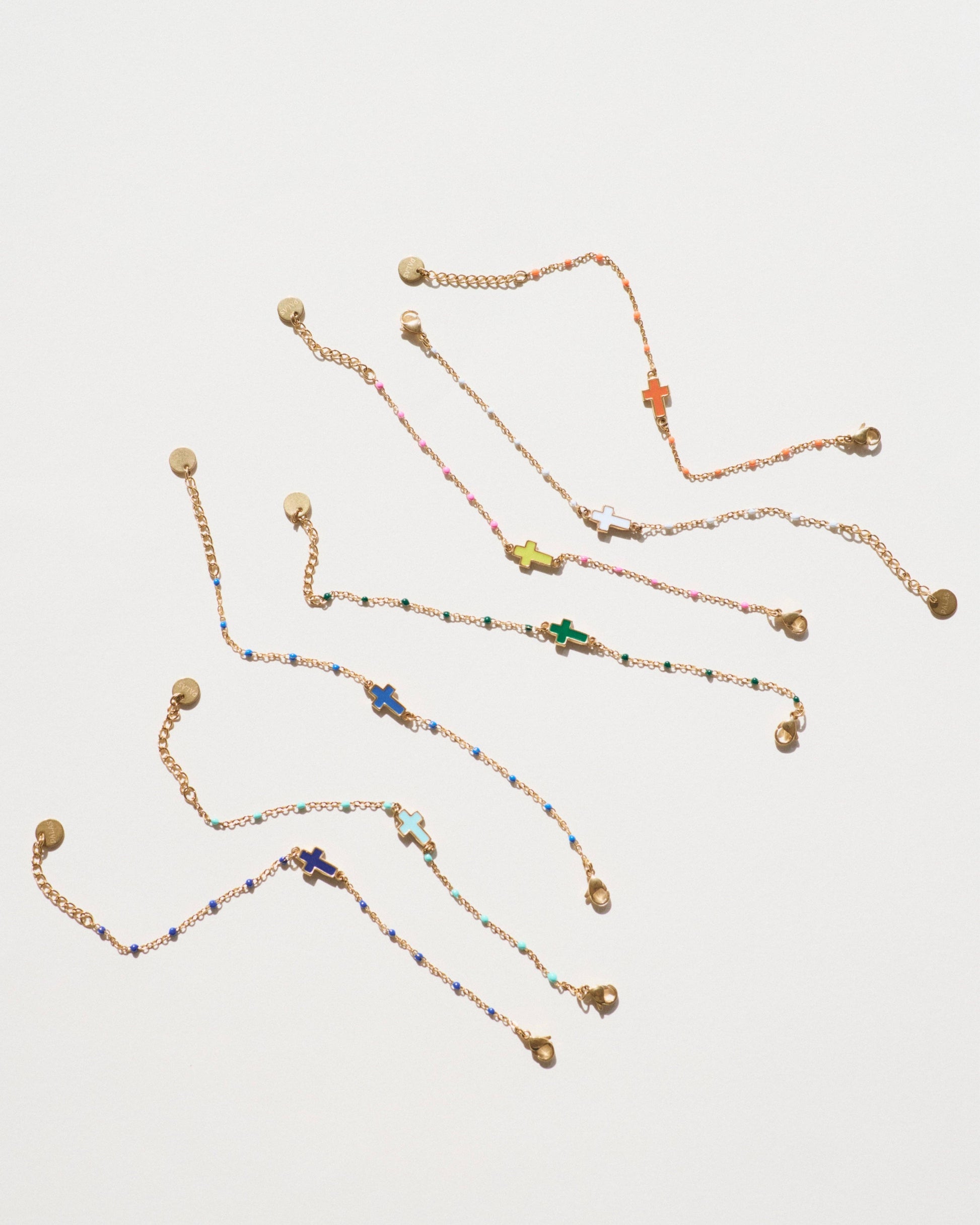 Bracelet Cruz Castelo — Azul